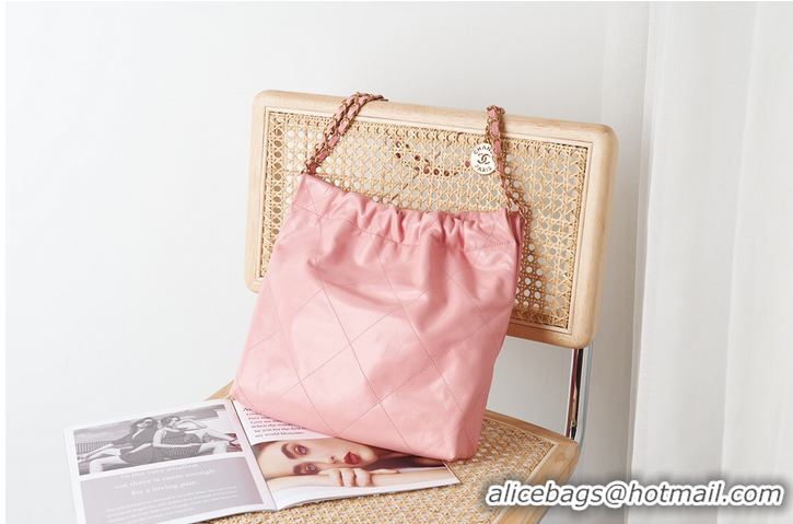 Reasonable Price CHANEL 22 SMALL HANDBAG AS3260 pink