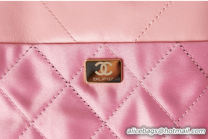 Reasonable Price CHANEL 22 SMALL HANDBAG AS3260 pink