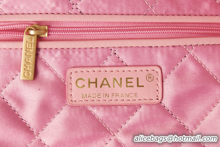 Reasonable Price CHANEL 22 SMALL HANDBAG AS3260 pink