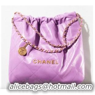 Hot Sell Cheap CHANEL 22 HANDBAG AS3260 Purple