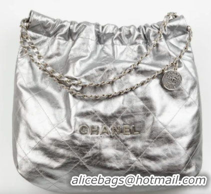 Super Quality CHANEL 22 HANDBAG AS3260 Silver