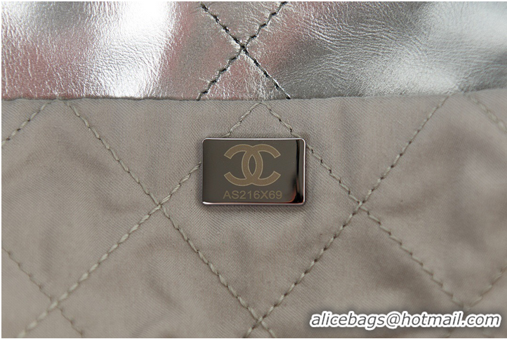 Super Quality CHANEL 22 HANDBAG AS3260 Silver