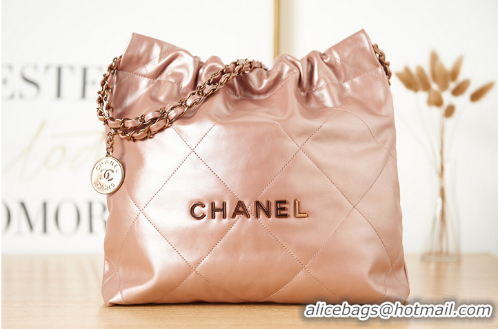 Traditional Specials CHANEL 22 HANDBAG AS3260 dark pink