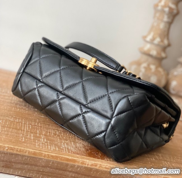 Shop Inexpensive Chanel SMALL FLAP BAG Lambskin & Gold-Tone Metal AS3367 black