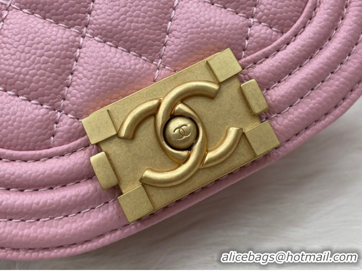 Shop Promotional CHANEL MESSENGER BAG MINI BOY AS3315 pink