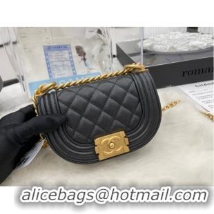 Good Taste CHANEL MESSENGER BAG MINI BOY AS3315 black