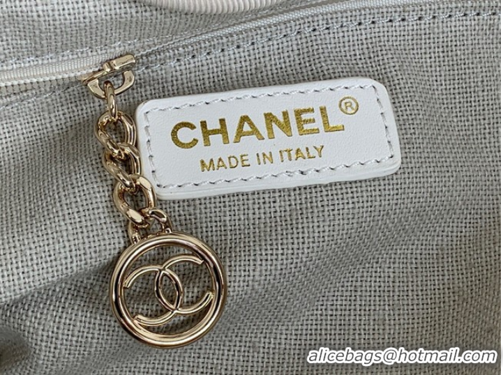 Luxury Cheap Chanel Canvas Tote Shopping Bag B66941 light gray