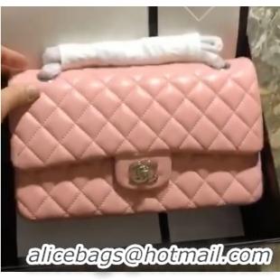 Famous Brand Chanel Flap Shoulder Bag Original Sheepskin leather A1112 light pink