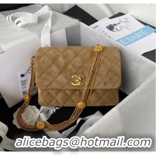 Super Quality Chanel MINI FLAP BAG AS3378 brown