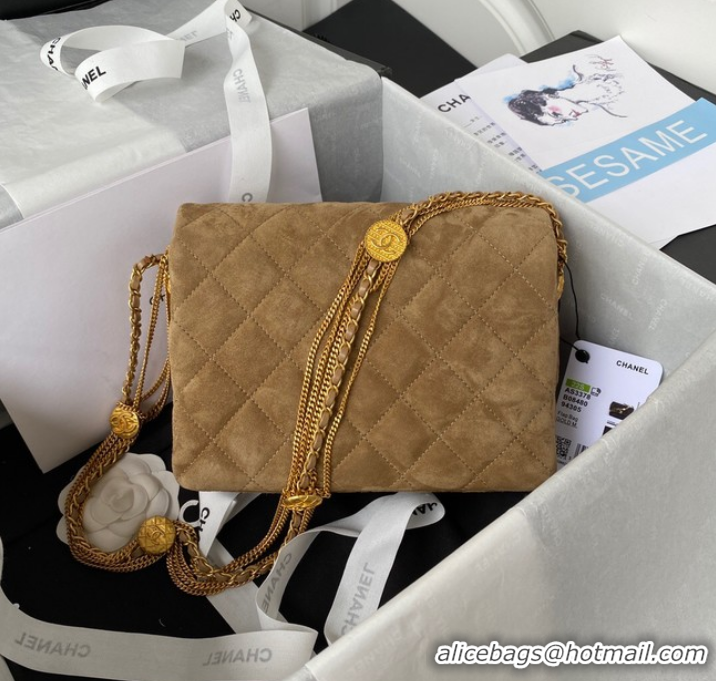 Super Quality Chanel MINI FLAP BAG AS3378 brown