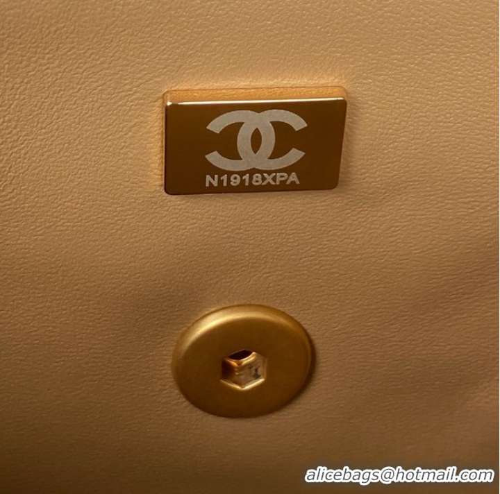 Super Quality Chanel MINI FLAP BAG AS3378 brown