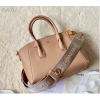 Crafted Givenchy Grained Original Calfskin Small Antigona Bag BB0273 Nude