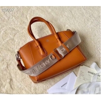 Promotional Givenchy Grained Original Calfskin Small Antigona Bag BB0273 brown