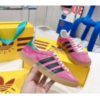 Good Quality adidas x Gucci Gazelle Suede Low-top Sneakers Pink 070248