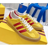 Purchase adidas x Gucci Gazelle Suede Low-top Sneakers 070248 Yellow