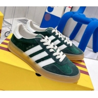 Popular Style adidas x Gucci Gazelle Suede Low-top Sneakers 070248 Green