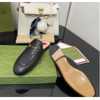 Purchase Gucci GG Matelasse Princetown Flat Slipper 699901 Black