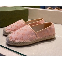 Lowest Price Gucci GG Canvas Espadrilles Light Pink 070401