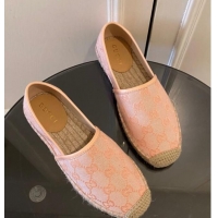 Lowest Price Gucci GG Canvas Espadrilles Light Pink 070401