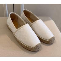 Stylish Gucci GG Canvas Espadrilles White 070404