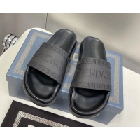 Best Product Versace x Fendi Fendace Flat Slide Sandals Black 062186