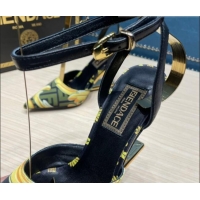 Most Popular Versace x Fendi Fendace First High Heel Pumps 9cm Green 062188