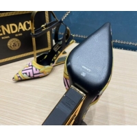 Pretty Style Versace x Fendi Fendace First High Heel Pumps 9cm Pink 062190