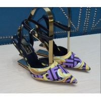 Shop Duplicate Versace x Fendi Fendace First High Heel Pumps 9cm Purple 062192