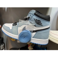 Promotional Nike Jordan 1 Retro High Sneakers White University Blue Black NK8123 2022 (For Women and Men)