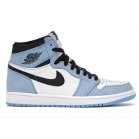 Promotional Nike Jordan 1 Retro High Sneakers White University Blue Black NK8123 2022 (For Women and Men)