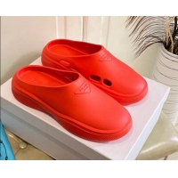 Perfect Prada Foam Rubber Mules 2052391 Red