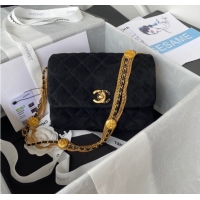 Luxury Cheap Chanel MINI FLAP BAG AS3378 black