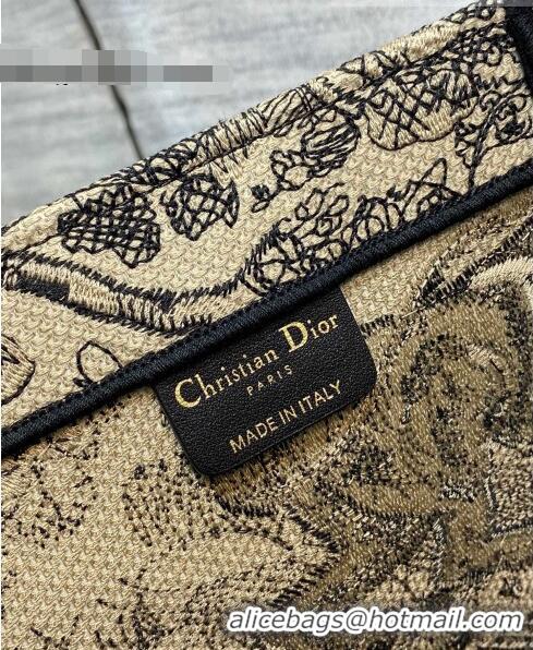 Promotional Dior Large Book Tote Bag in Beige Toile de Jouy Embroidery M16E 2022