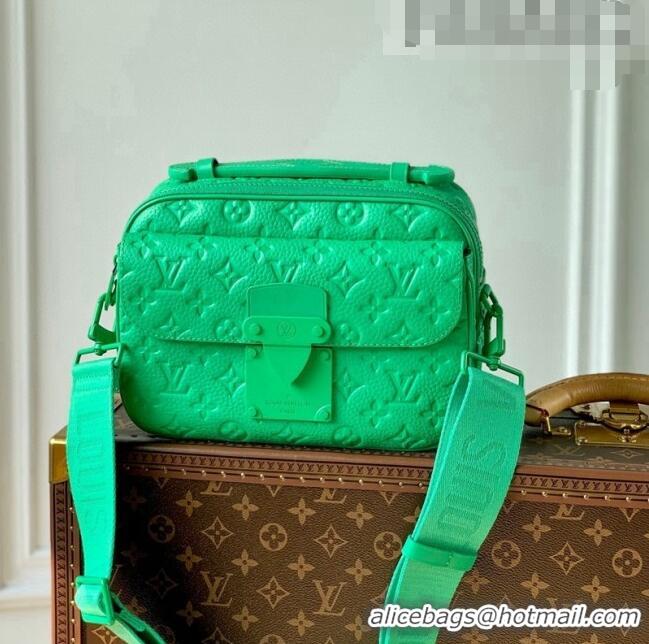 Top Quality Louis Vuitton S Lock Messenger Bag in Monogram Leather M58489 M20904 Minty Green 2022