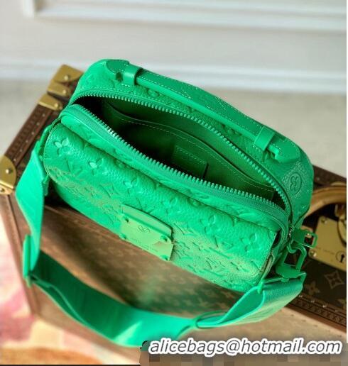 Top Quality Louis Vuitton S Lock Messenger Bag in Monogram Leather M58489 M20904 Minty Green 2022