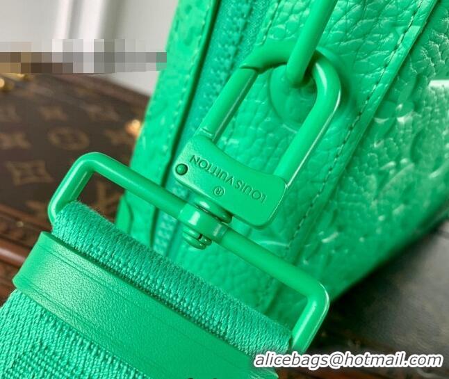 New Design Louis Vuitton Handle Soft Trunk Bag in Monogram Leather M20956 Minty Green 2022