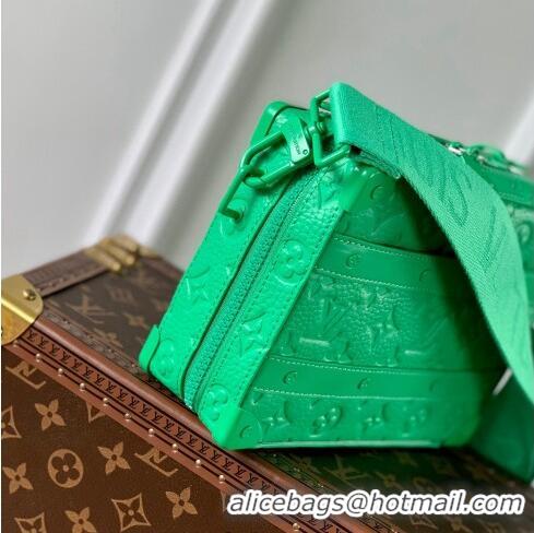 New Design Louis Vuitton Handle Soft Trunk Bag in Monogram Leather M20956 Minty Green 2022