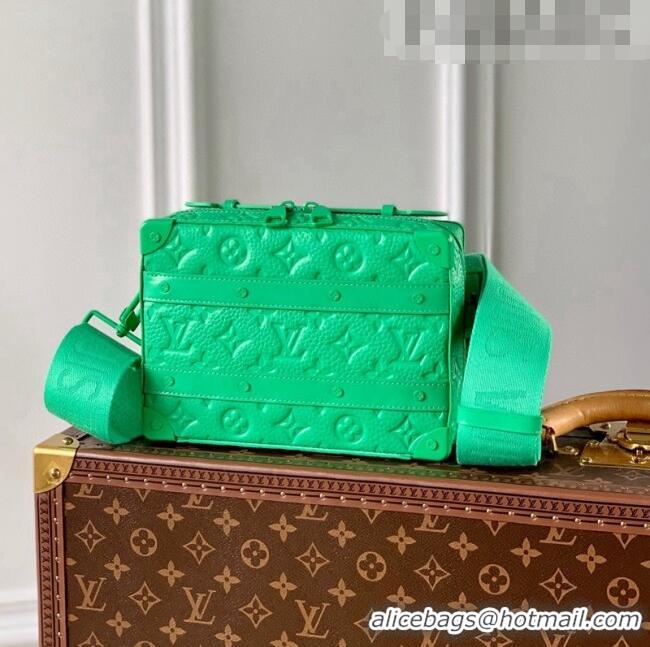 New Design Louis Vuitton Handle Soft Trunk Bag in Monogram Leather M20956 Minty Green 2022