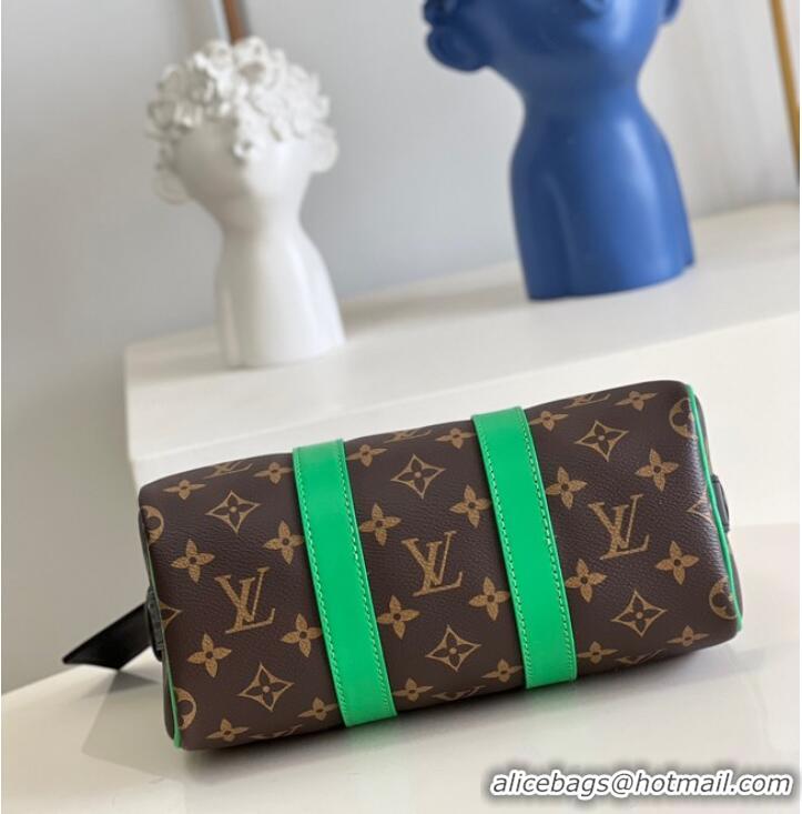 Luxurious Louis Vuitton Monogram Canvas KEEPALL BANDOULIERE 25 M20900 Green