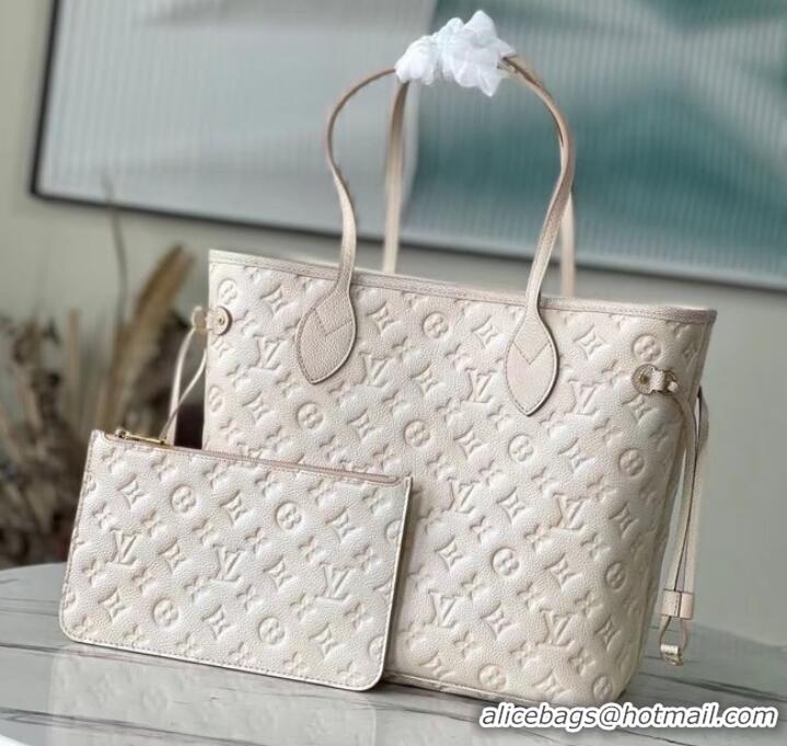 Well Crafted Louis Vuitton NEVERFULL MM M46231 Pale Beige