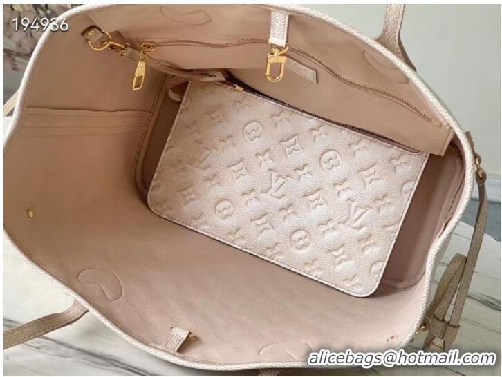 Well Crafted Louis Vuitton NEVERFULL MM M46231 Pale Beige