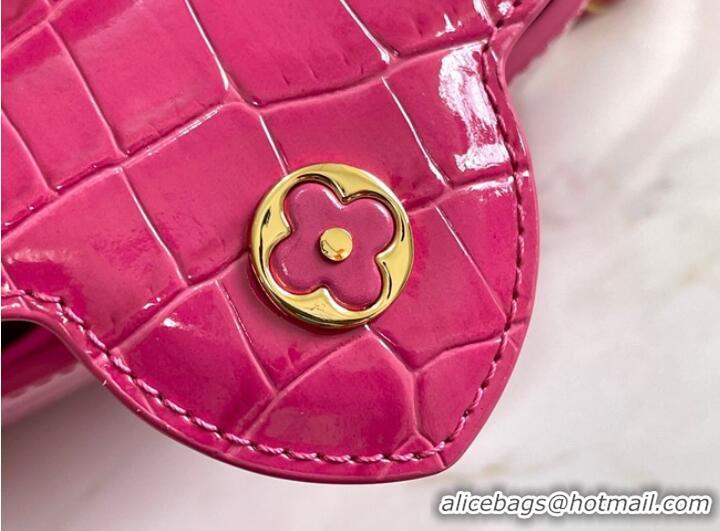 Grade Promotional Louis Vuitton crocodile skin CAPUCINES MINI M81190 rose