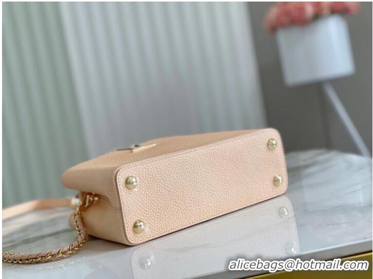 Famous Brand Louis Vuitton CAPUCINES BB M48865 Cream