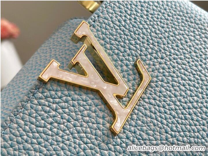 Top Grade Louis Vuitton CAPUCINES MINI M81190 light blue