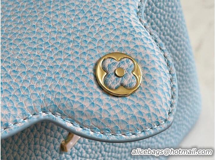 Top Grade Louis Vuitton CAPUCINES MINI M81190 light blue