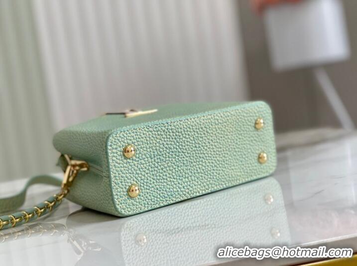 Top Quality Louis Vuitton CAPUCINES MINI M81190 light green