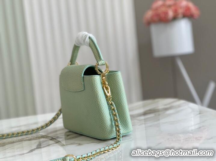 Top Quality Louis Vuitton CAPUCINES MINI M81190 light green