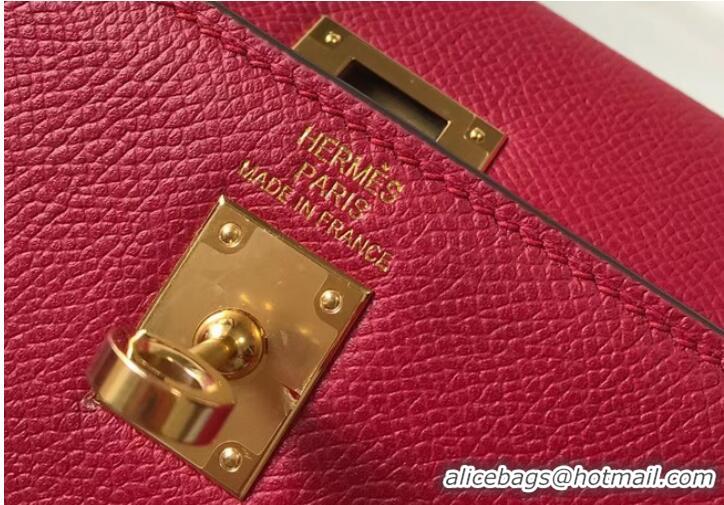 Trendy Design Hermes Original Epsom Leather KEL2578 Burgundy