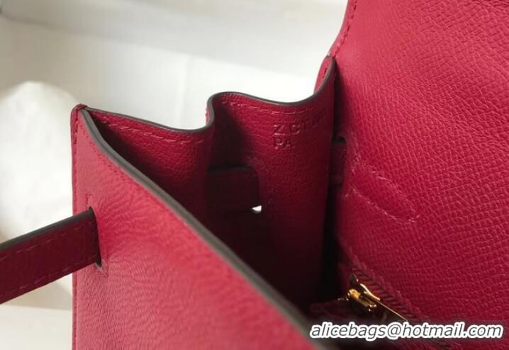 Trendy Design Hermes Original Epsom Leather KEL2578 Burgundy