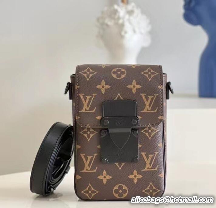 Classic Specials Louis Vuitton Monogram Canvas S-LOCK VERTICAL WEARABLE WALLET M81524 Black